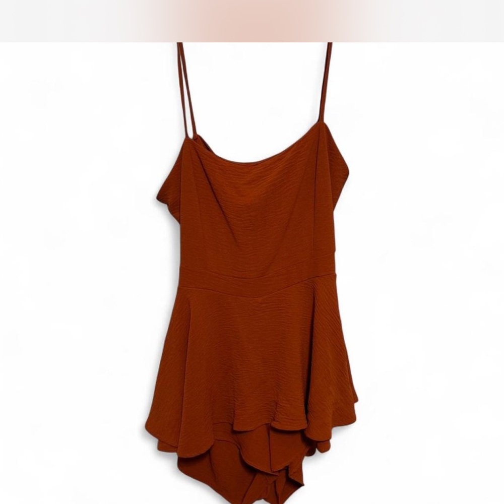 Papaya Terracotta Romper